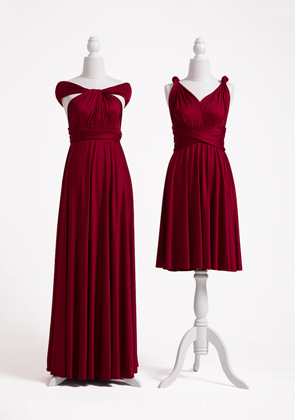 72Styles Burgundy Wine Multiway Convertible Infinity Dress