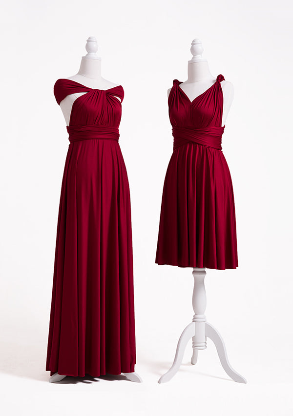 72Styles Burgundy Wine Multiway Convertible Infinity Dress