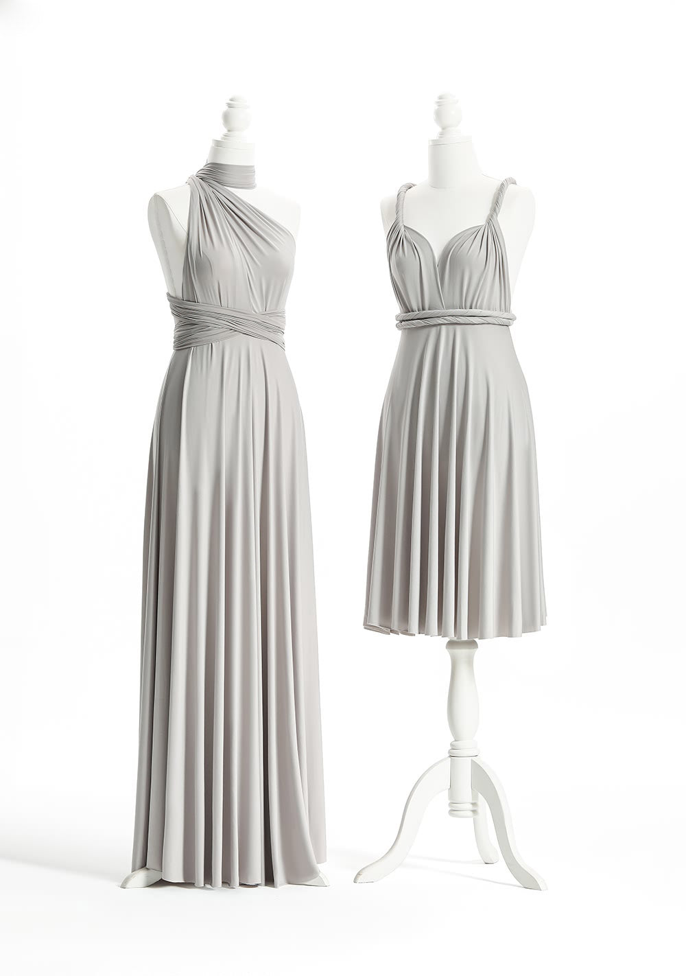 72Styles Silver Grey Multiway Infinity Dress