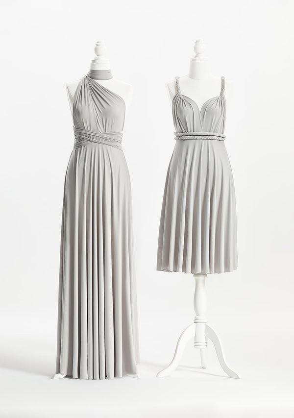 Buy Silver Grey Infinity Dress, Multiway Dress