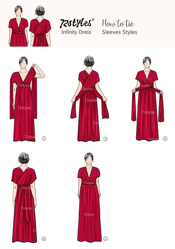 72Styles Infinity Dress Tutorials - Sleeves Styles
