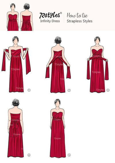 Infinity Style Step By Step Styling Tips | How To Wear A Convertible Infinity Dress