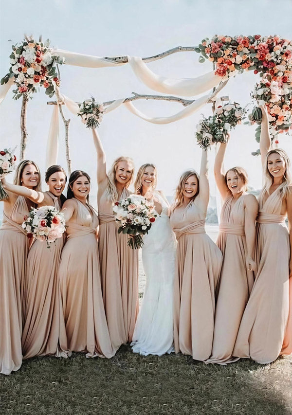 72styles Champagne Multiway Infinity Dress