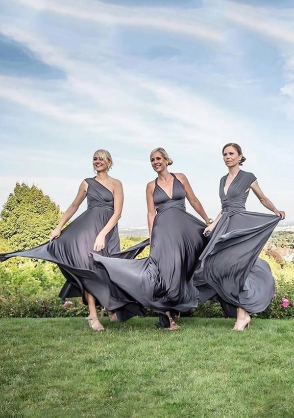 72styles Charcoal Grey Multiway Infinity Dress