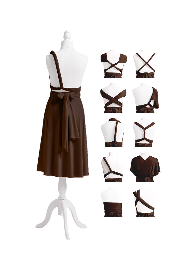72styles Dark Brown Multiway Infinity Dress