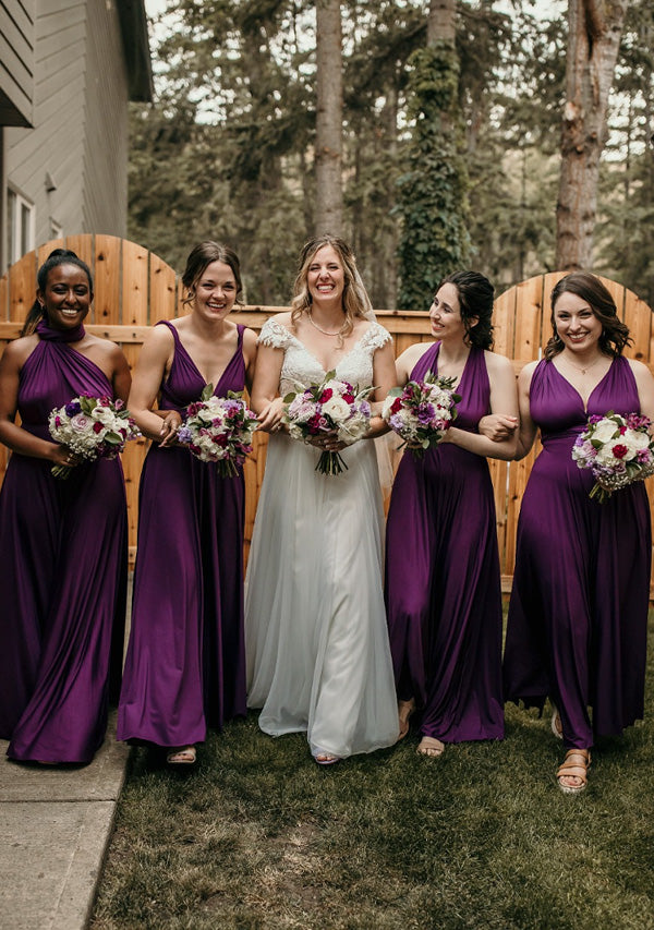 72styles Dark Purple Multiway Infinity Dress