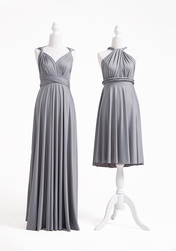 light grey infinity dress TDY Light Grey Maxi Infinity Dress