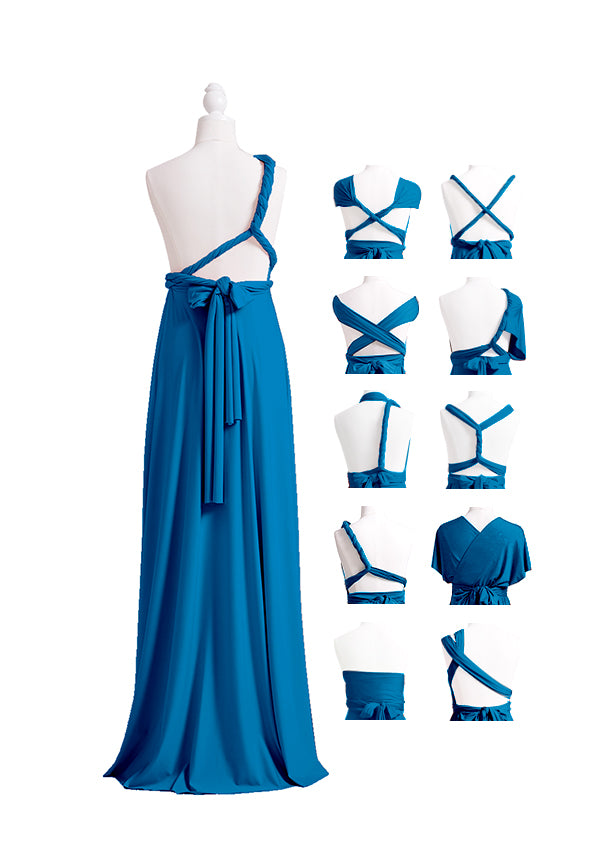 72styles Peacock Blue Multiway Infinity Dress