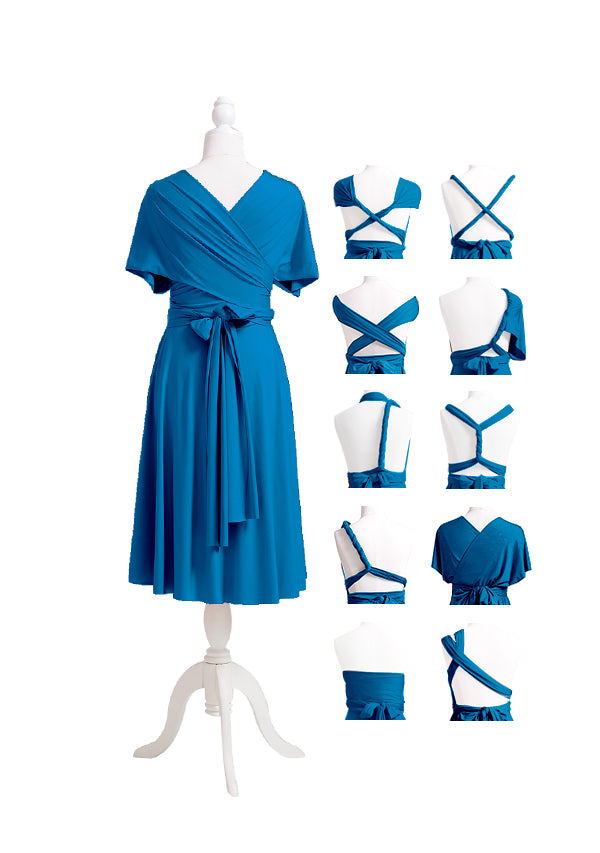 72styles Peacock Blue Multiway Infinity Dress