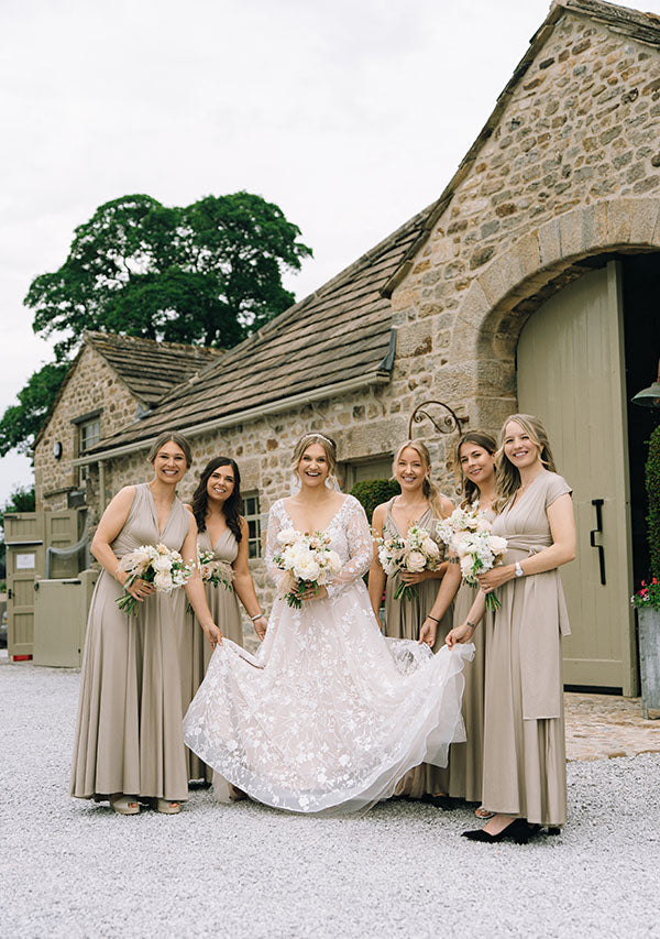 72styles Taupe Multiway Convertible Infinity Dress