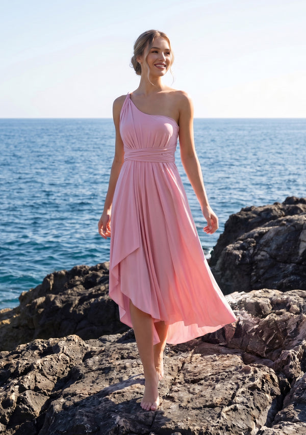 SandSea Blush Pink Multiway Infinity Beach Dress, Beach Cover Up Dresses, Swimsuit Cover Up Dress, 24 Ways to Wear, More Colors, Short