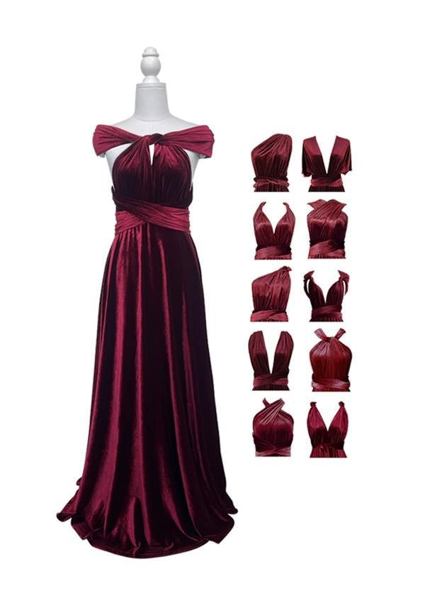 Buy Velvet Infinity Dress, Multiway Dress