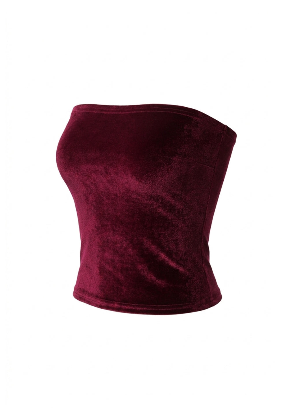 Strapless Velvet Bandeau Tube Top for Infinity Convertible Multiway Dress