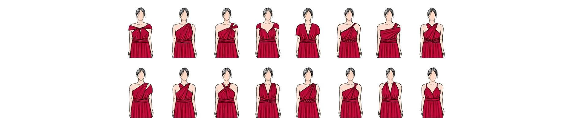 INFIWING 17 way infinity dress tutorials