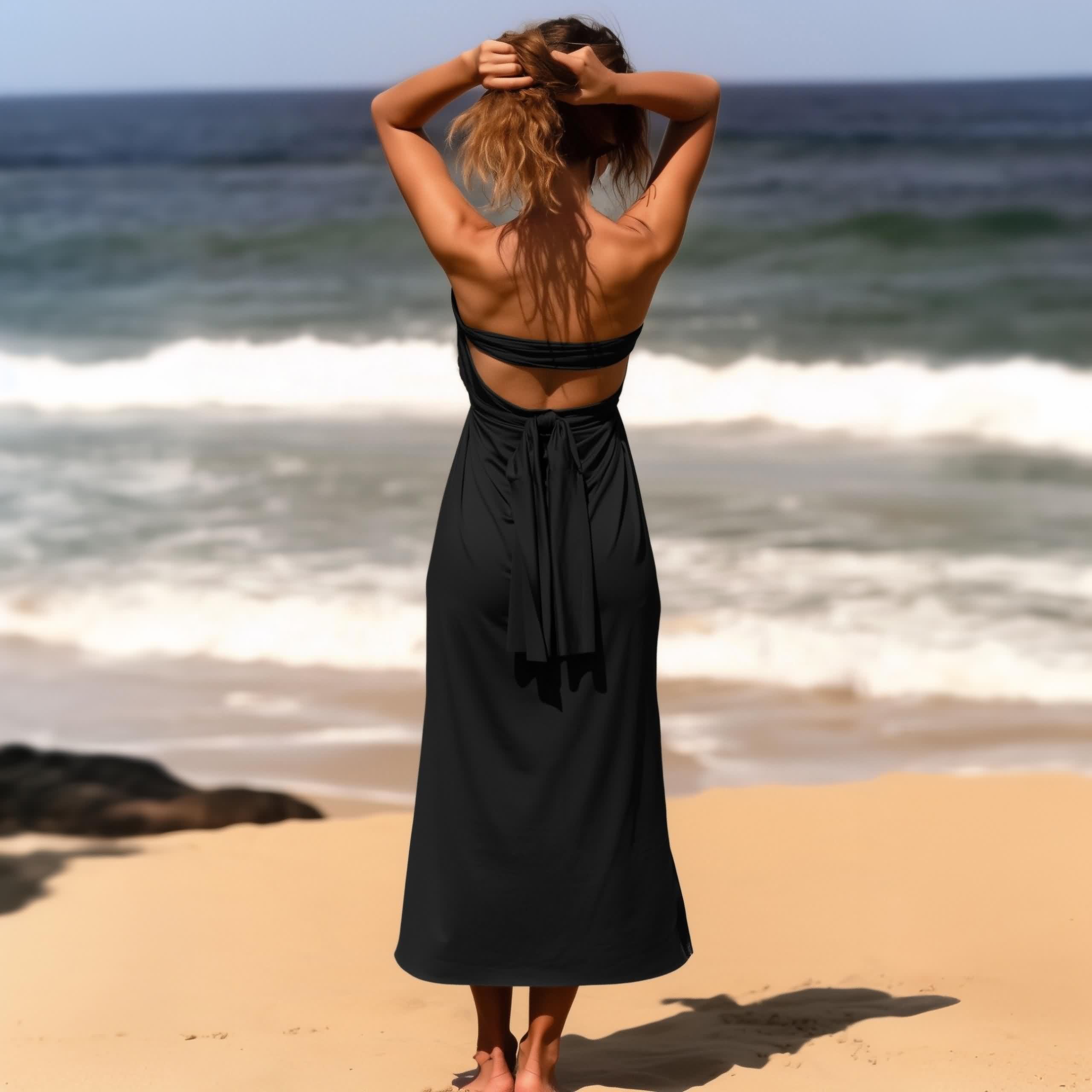 Infinity Beach Dress Backless Styles