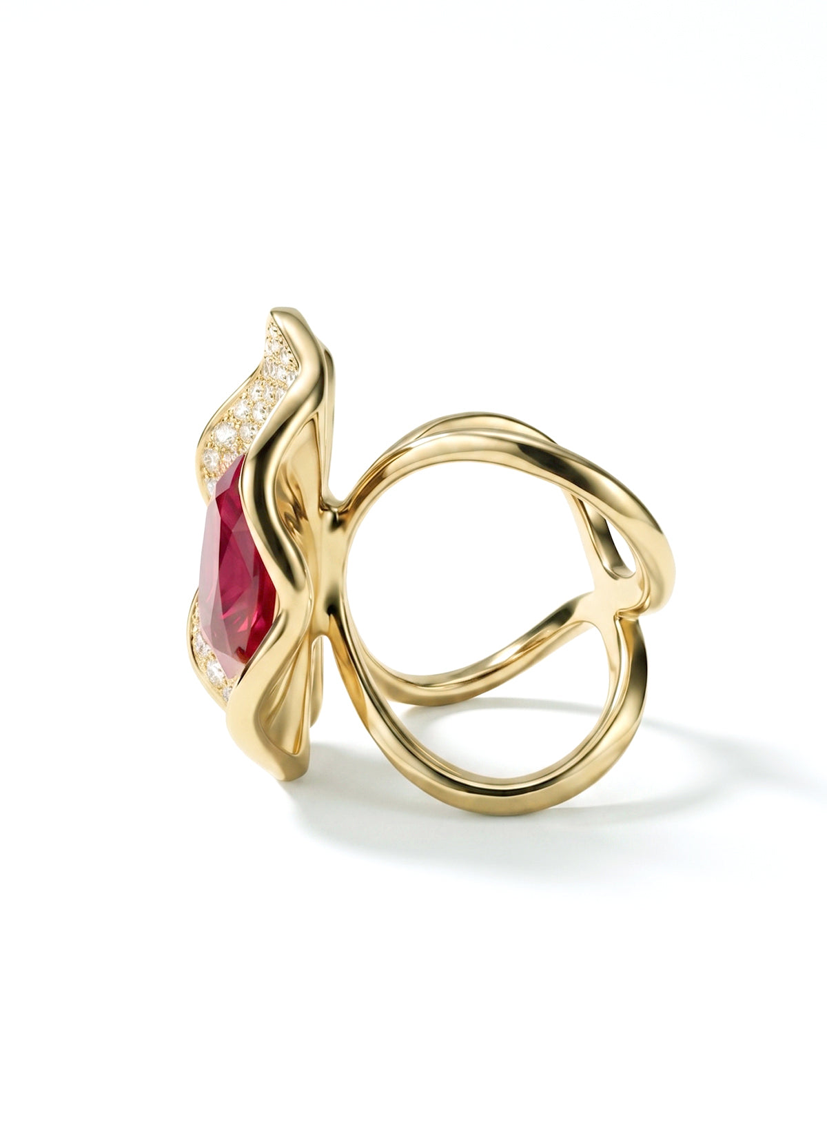 Fibbia per spallina a goccia di strass per abito Infinity