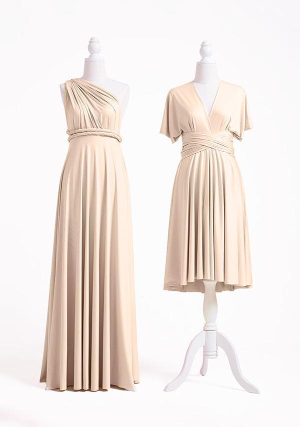 Acheter Robe Convertible Champagne, Robe Infinity - InfinityDress.com.