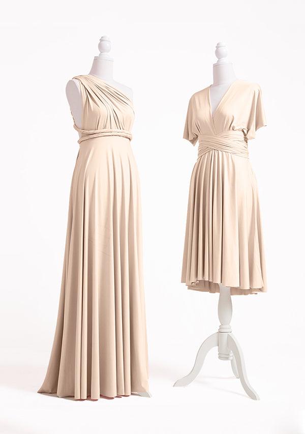 Champagne Multiway Infinity Dress