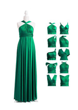 Emerald Green Multiway Infinity Dress Long