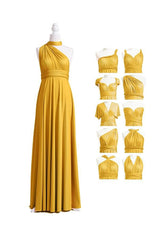Mustard Yellow Maxi Multiway Infinity Dress