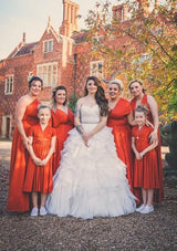 Burnt Orange Infinity Dress for Kids