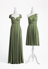 Olive Green Multiway Infinity Dress